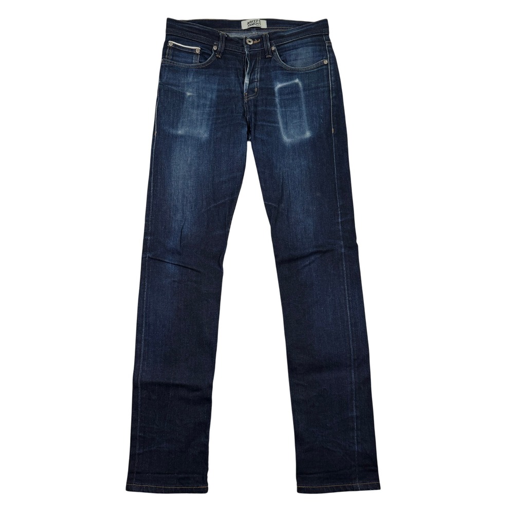 Naked & Famous Men's 30x33 Weird Guy Nightshade Stretch Selvedge Denim Jeans EUC